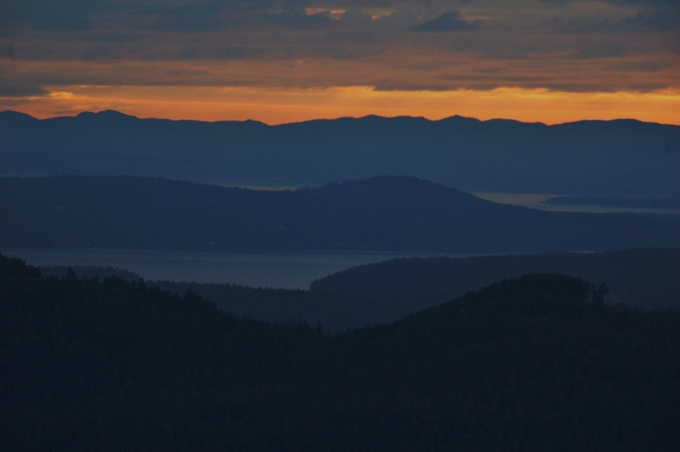 Sunset on Orcas Island